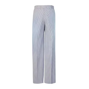 Laguna Cotton Seersucker Trouser - Navy