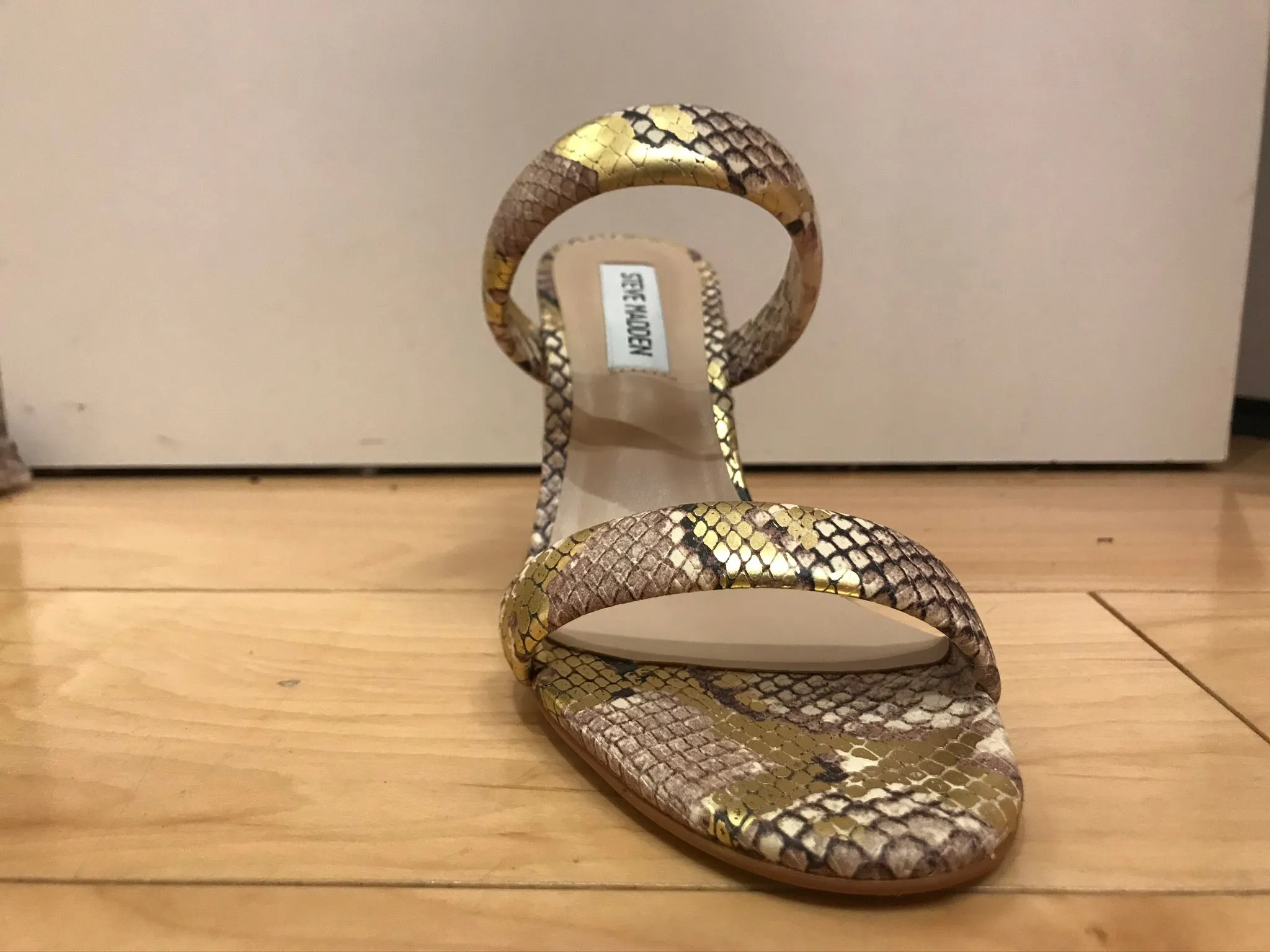 Leather Strap Jute Heel Sandal
