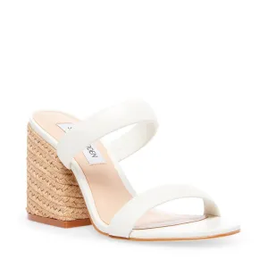 Leather Strap Jute Heel Sandal