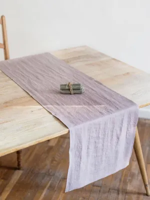 Linen Table Runner | Rosy Brown