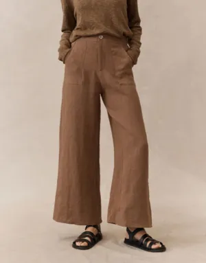 Little Lies Jude Linen Pants - Camel