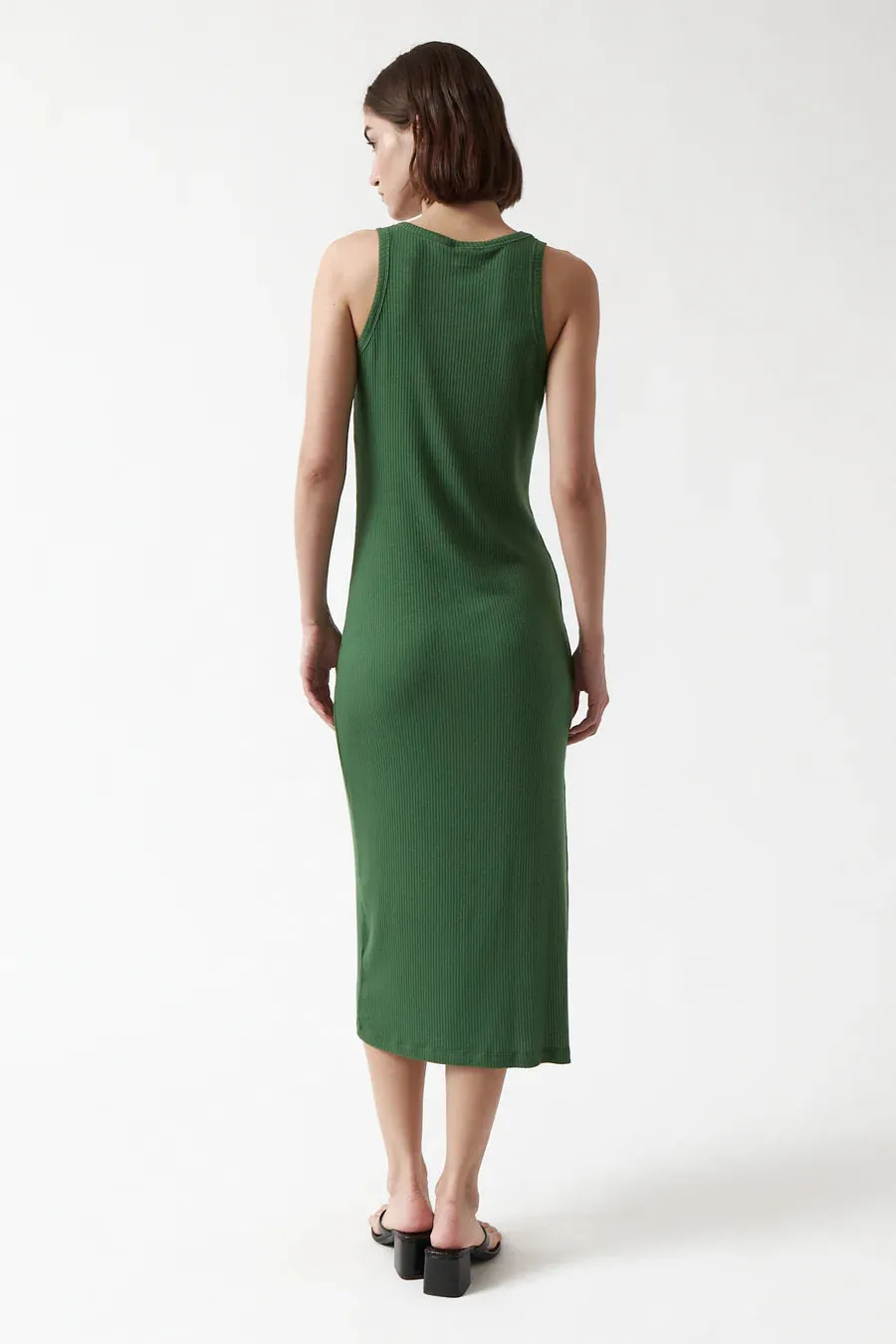 lula halter dress in green