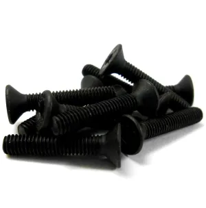 M3 x 16mm 3 x 16 Black Inner Hex Flat Socket Countersunk Screw 10 Metric Thread