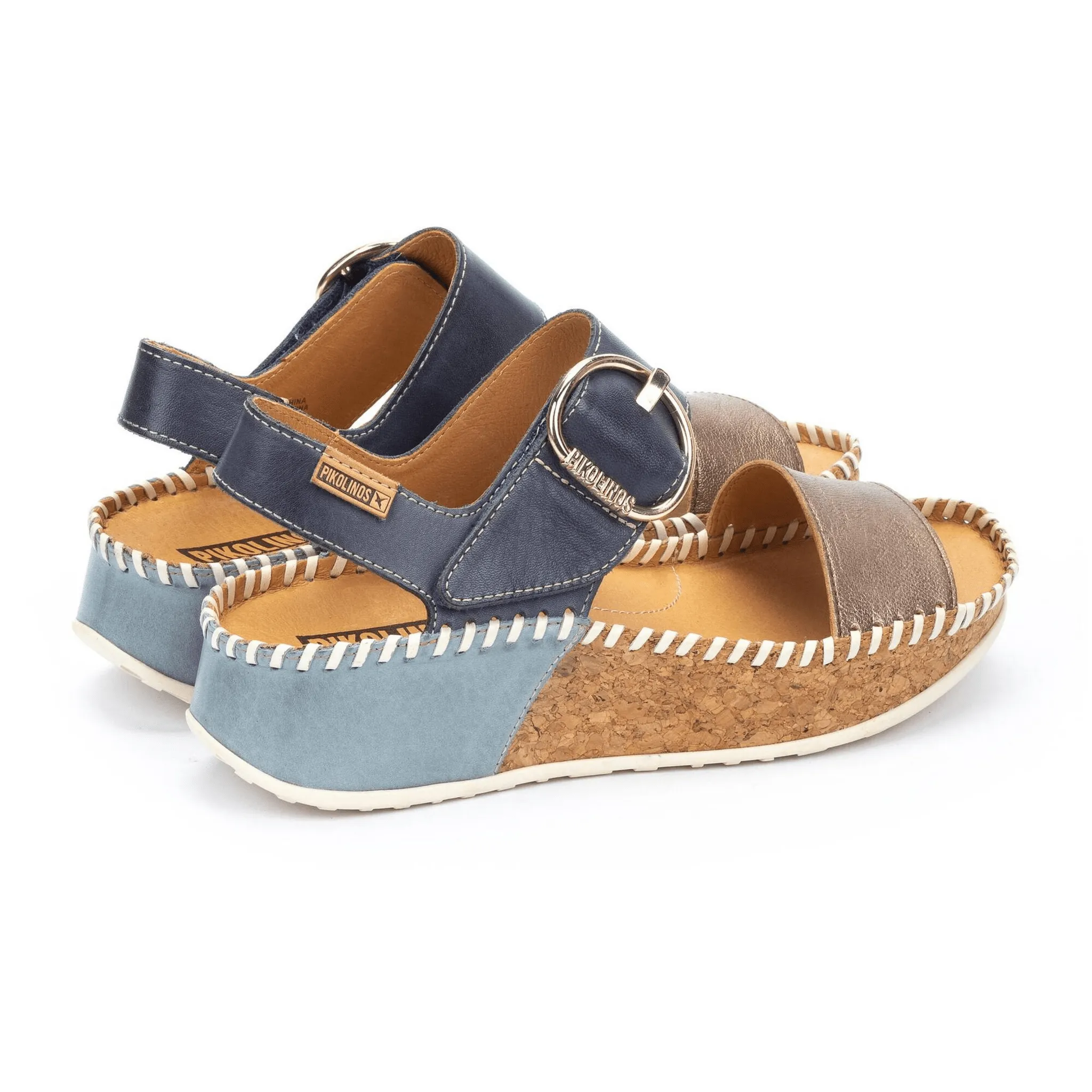Marina Platform Back Strap | Leather | Stone