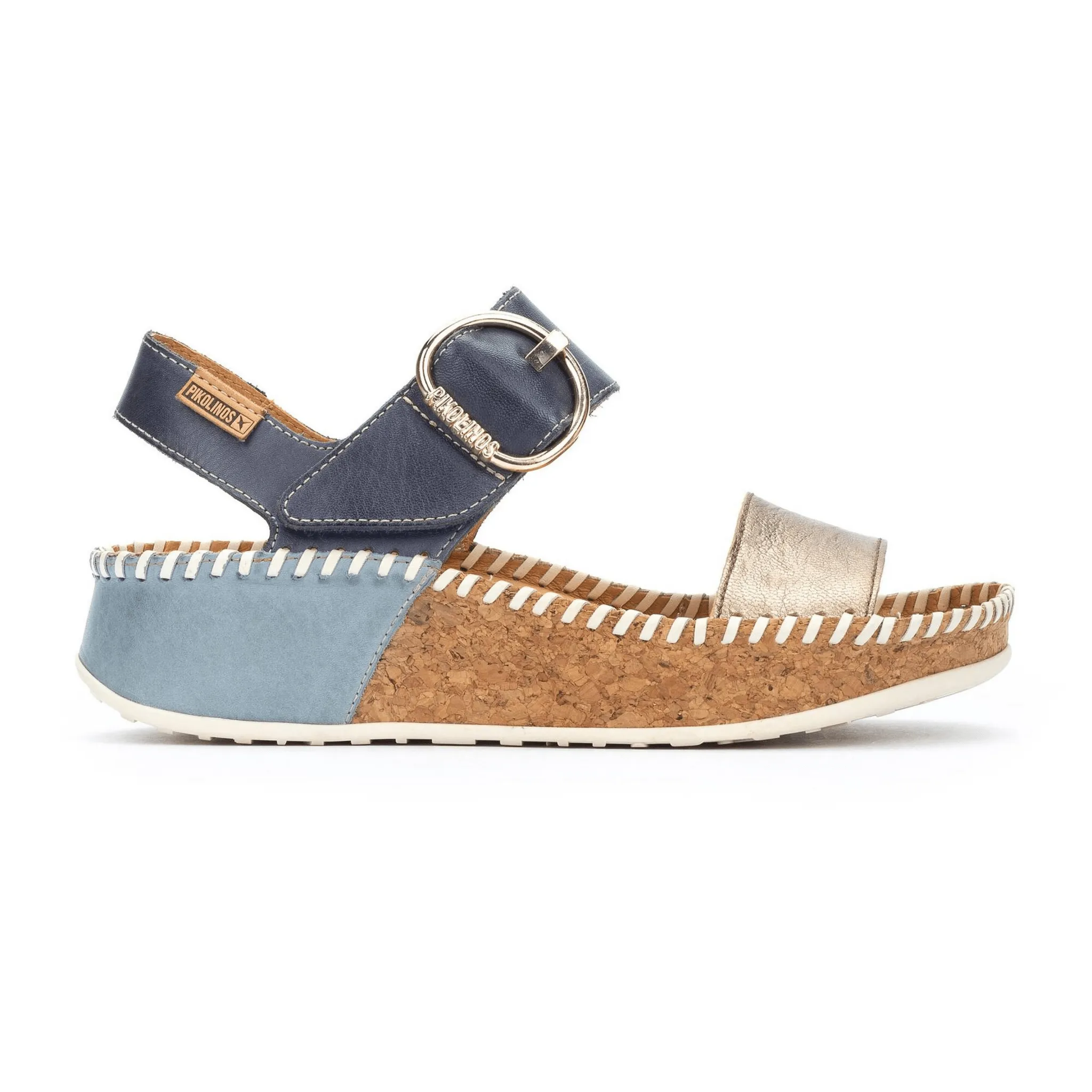 Marina Platform Back Strap | Leather | Stone