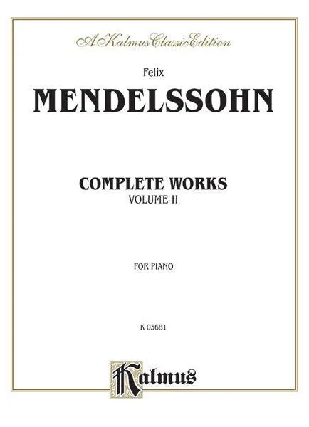 Mendelson, Complete Works, Volume II