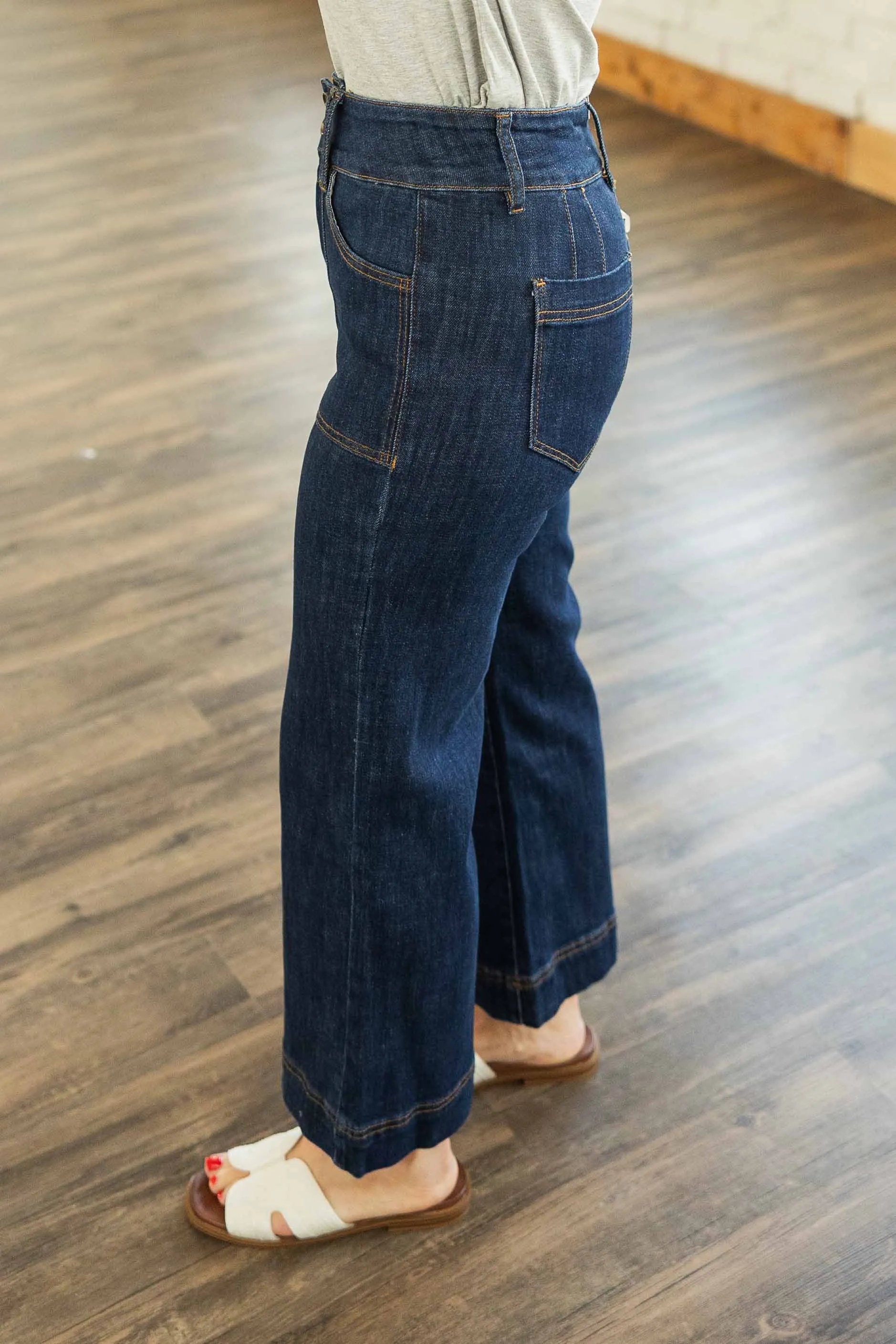 [MICA] MICHA WIDE LEG JEAN