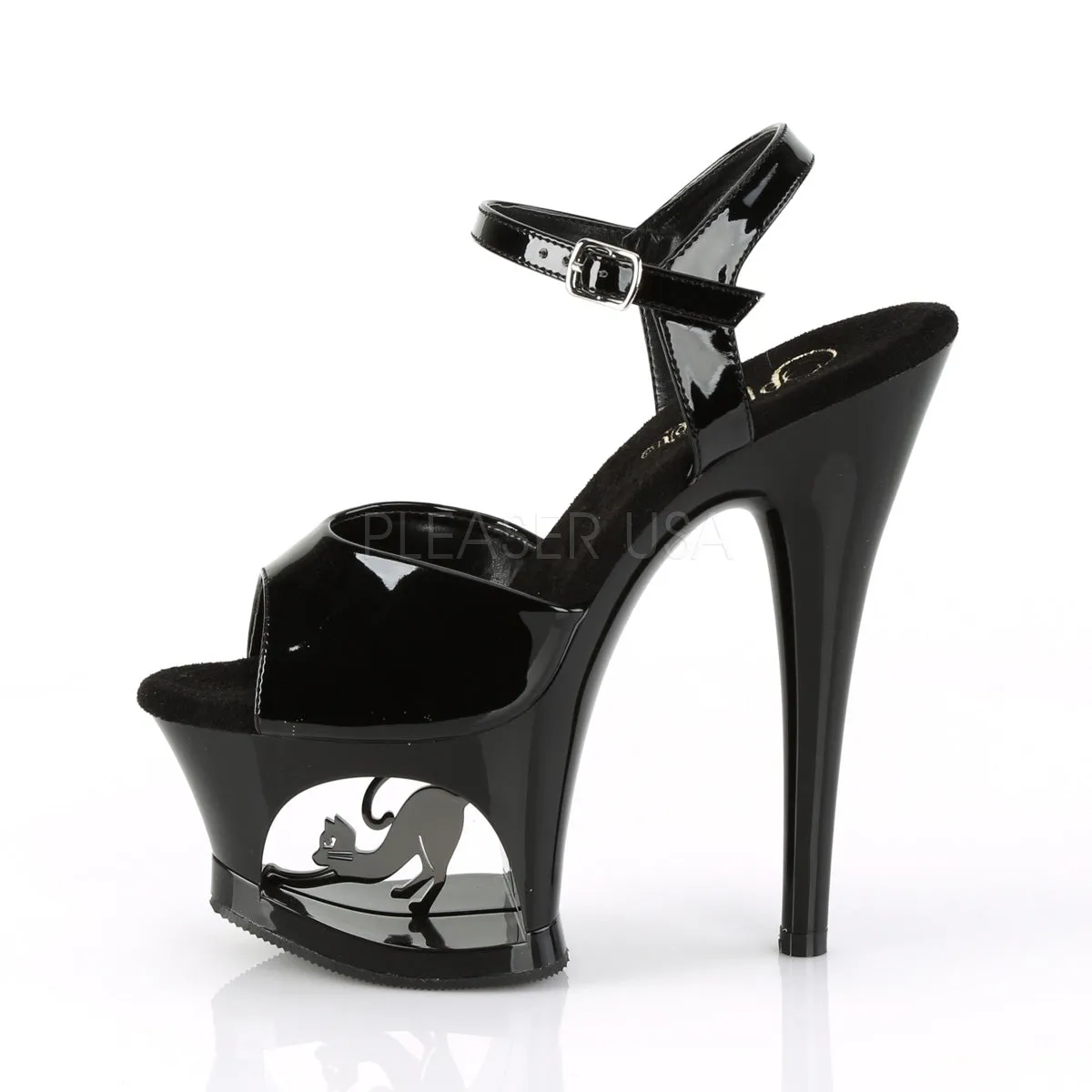 MOON-709CAT  Black/Black-Silver