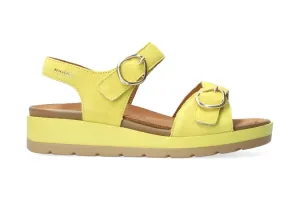 'Myranda N' women's sandal wide fit (H) - yellow