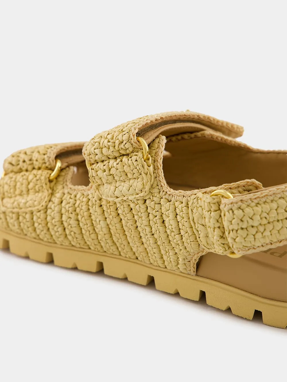 Natural Crochet Sandals