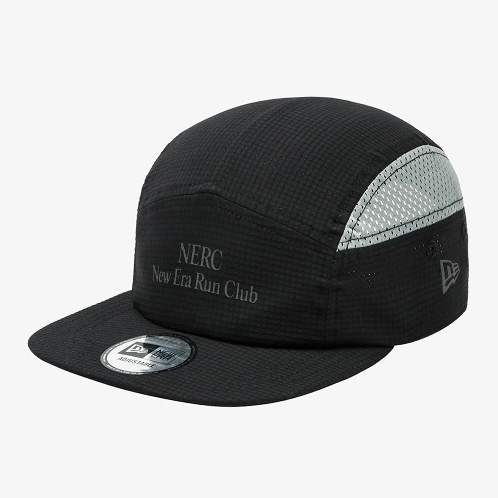 New Era Dual Mesh Black Runner Adjustable Cap