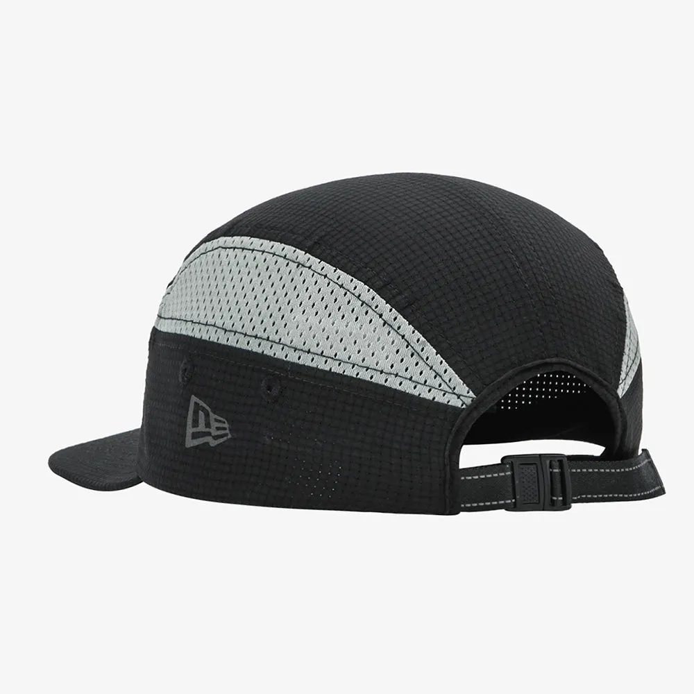 New Era Dual Mesh Black Runner Adjustable Cap