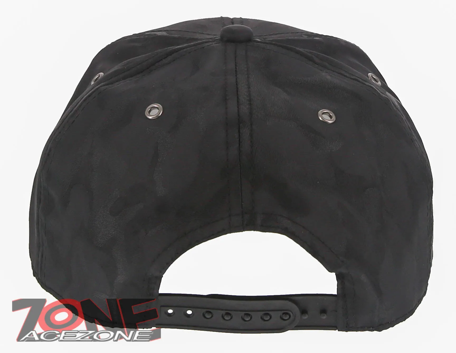 NEW! KING FLAT BILL SNAPBACK BASEBALL CAP HAT CAMOUFLAGE BLACK