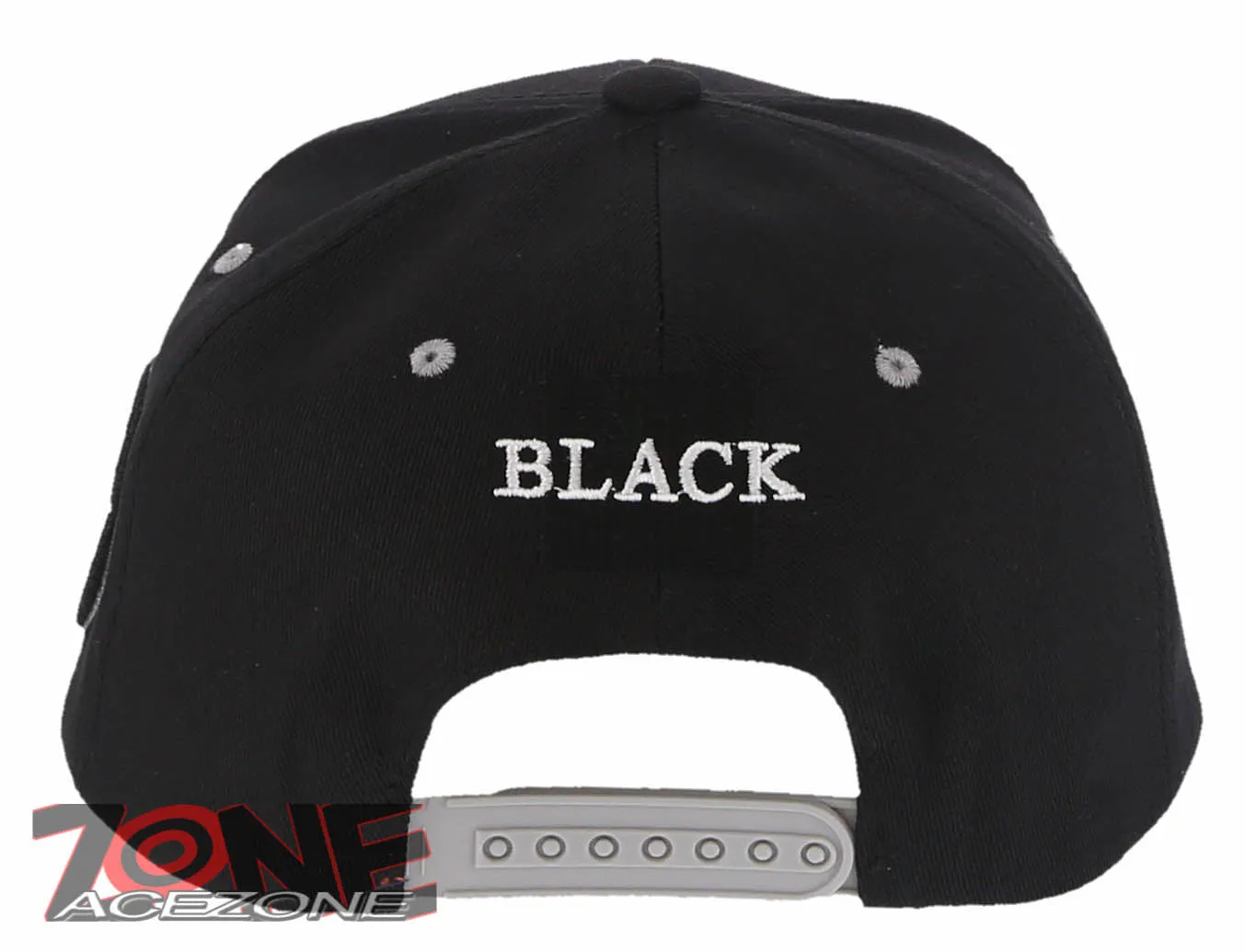 NEW! PVC BLACK B FLAT BILL COTTON SNAPBACK BASEBALL CAP HAT BLACK