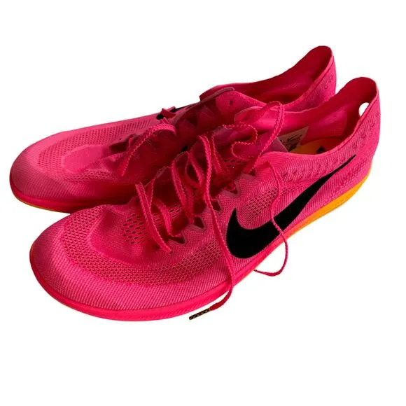 Nike ZoomX Dragonfly Men’s 12 Hyper‎ Pink Orange Track Spikes Run Mid Distance