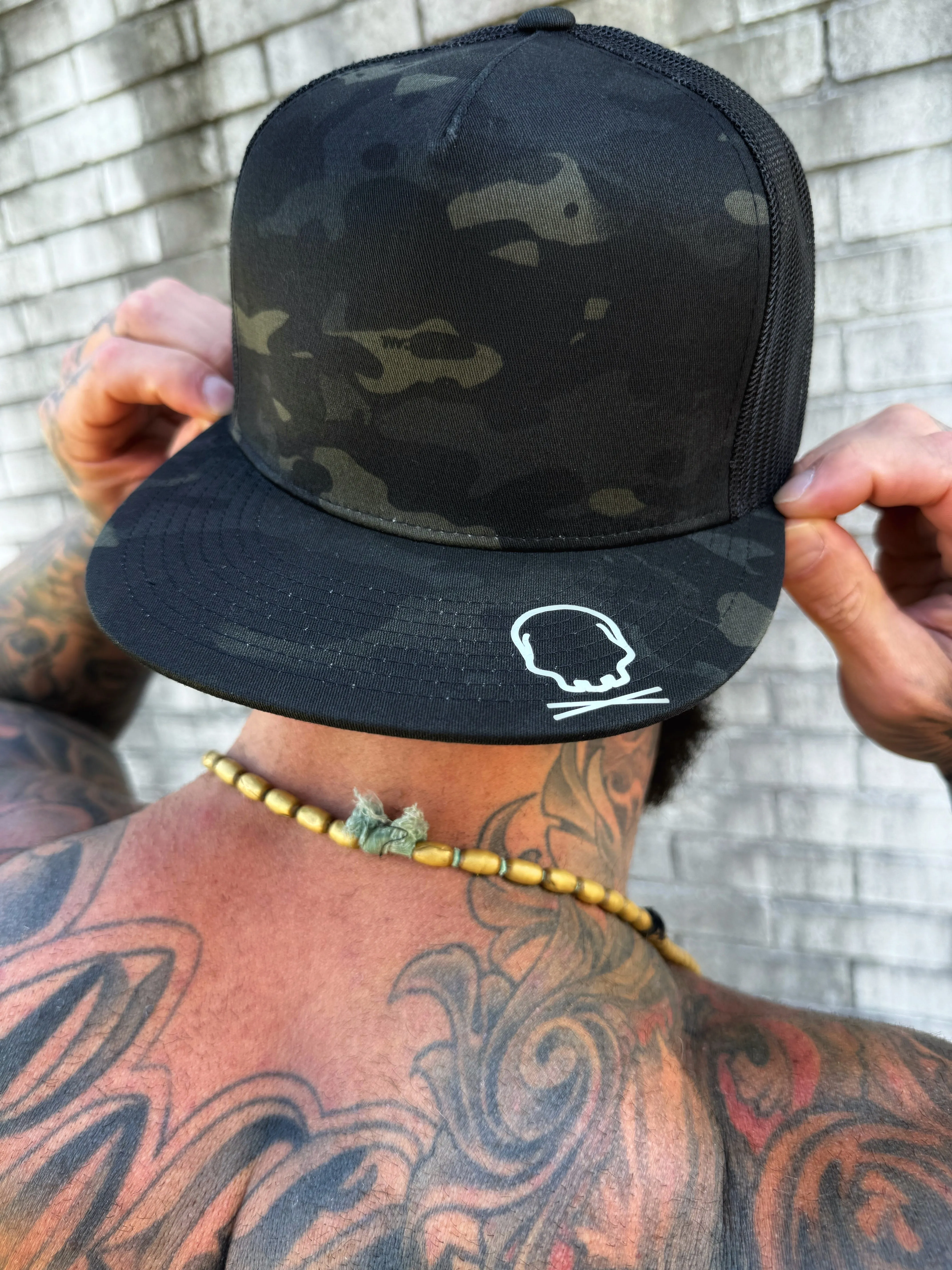 OG BLACK CAMO SIDE STYLE BLACK HAT