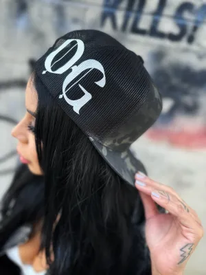OG BLACK CAMO SIDE STYLE BLACK HAT
