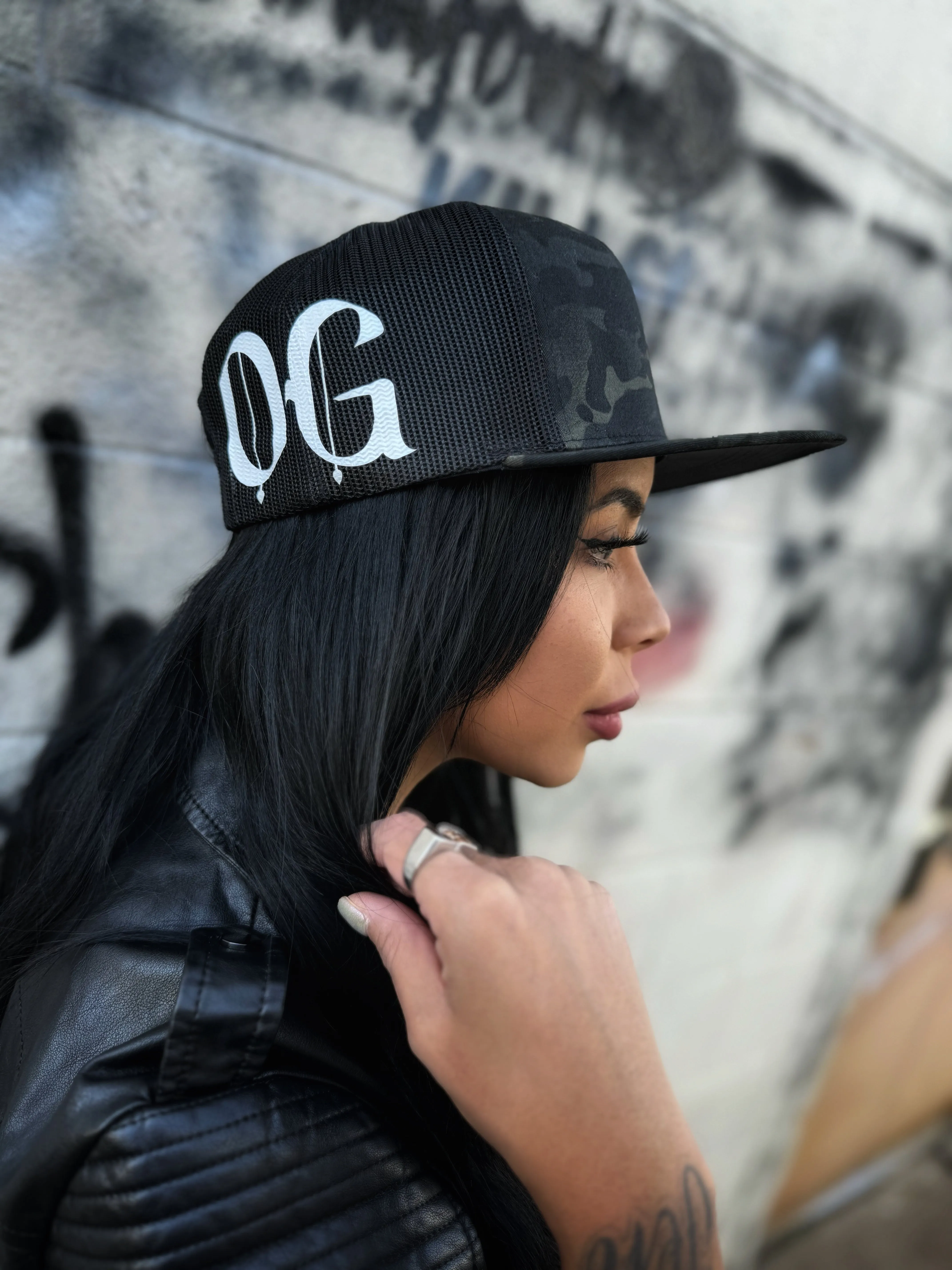 OG BLACK CAMO SIDE STYLE BLACK HAT