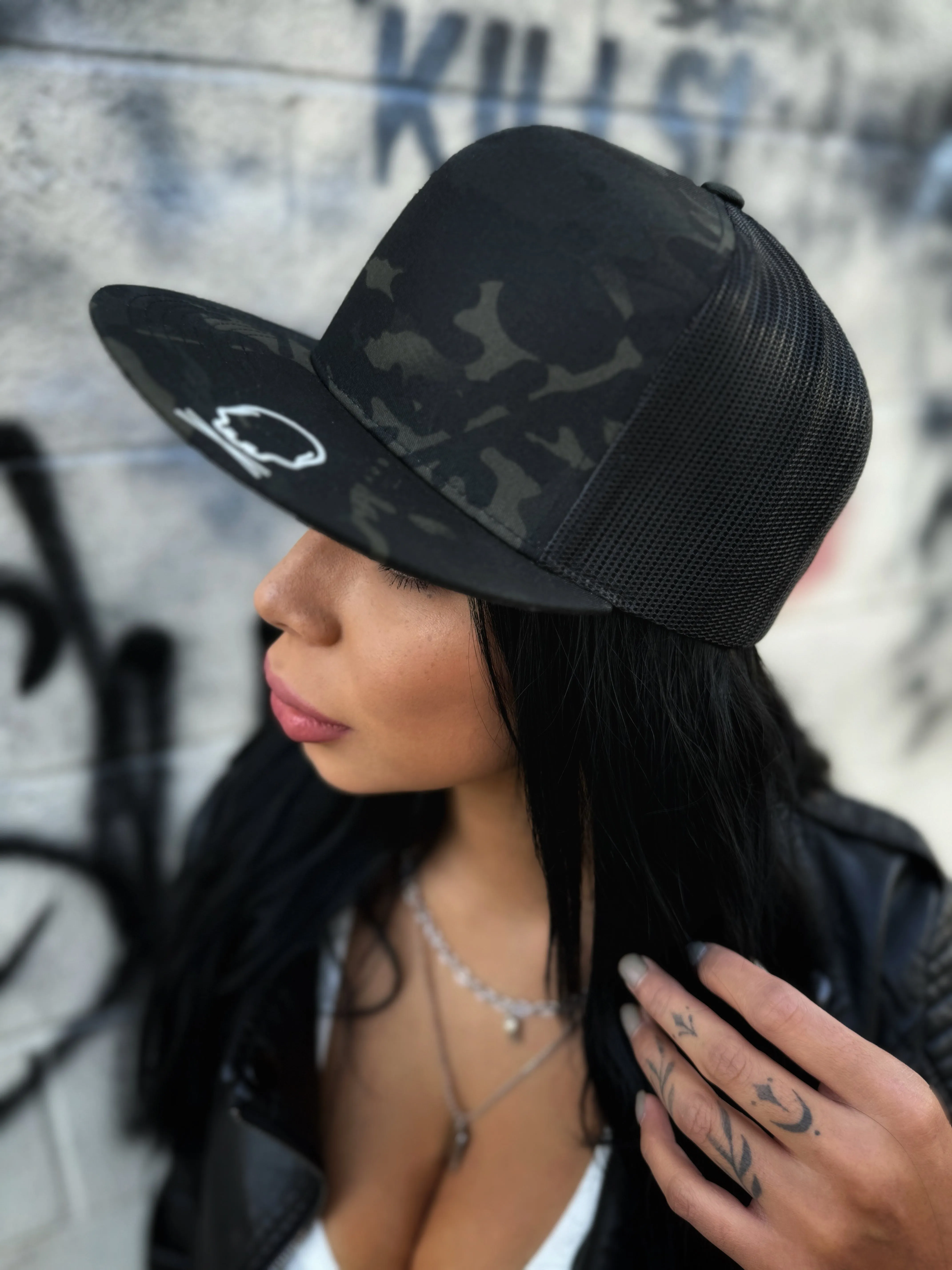 OG BLACK CAMO SIDE STYLE BLACK HAT