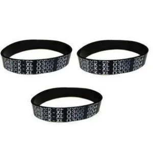 Oreck, Bissell Upright Flat Belt - 5/8" X 4 1/2"-3pk