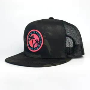 PARADISE - Black Camo Snapback