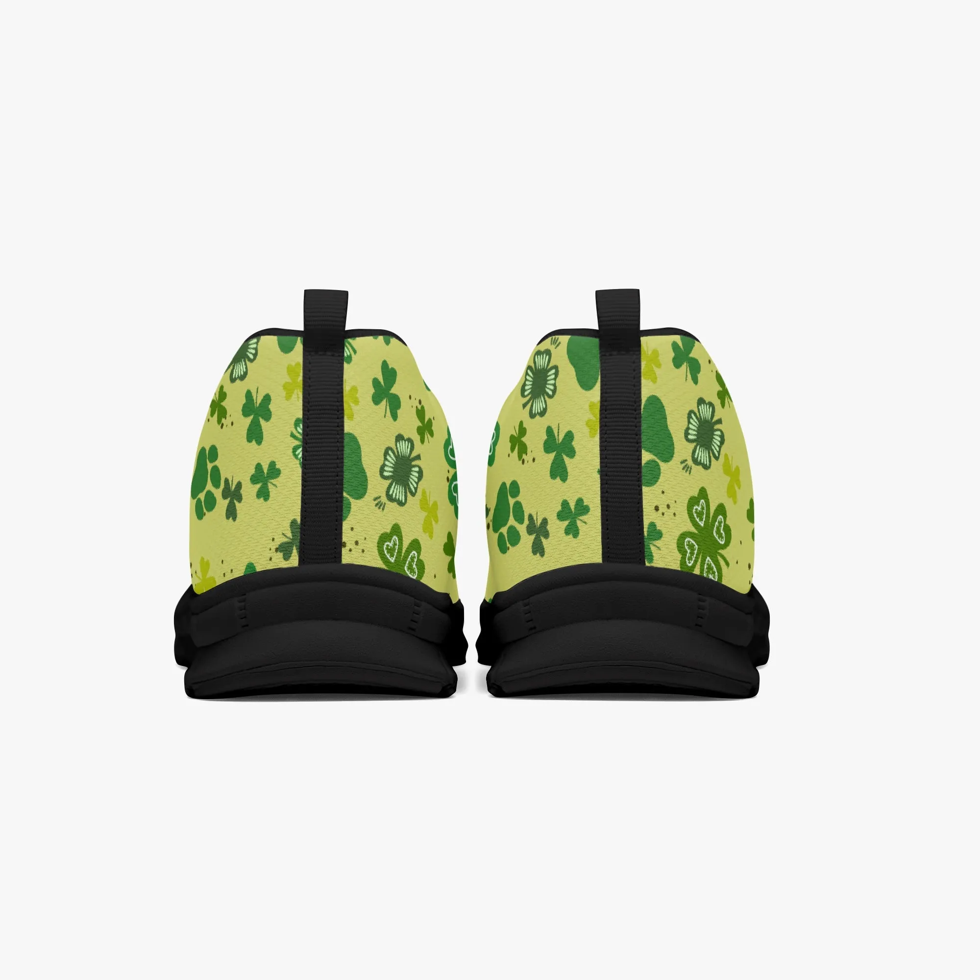 Paw Shamrock Sneakers for Men Women, Running Shoes For Dog Lovers, St Patrick's Day Gifts