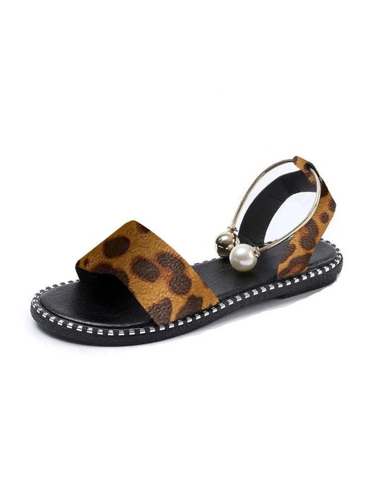 Pearl Flat Heel Sandal