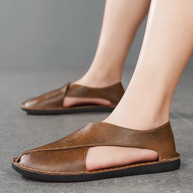 Pelle Italiana Genuine Leather Sandals