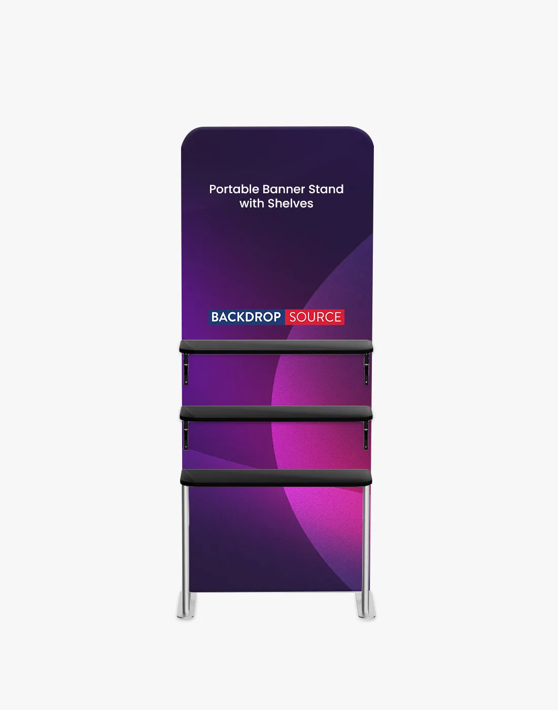 Portable Fabric Display Shelves