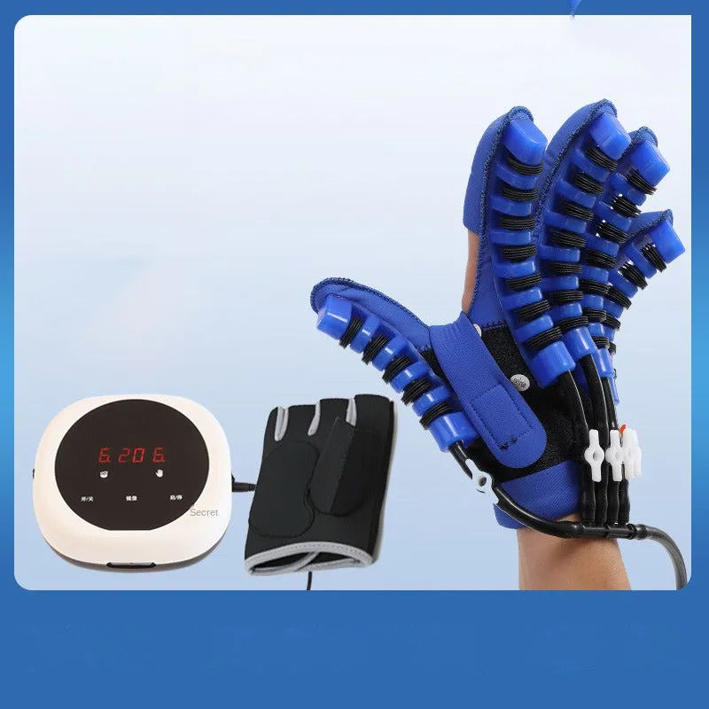 Premium Hand Rehabilitation Robot Gloves for Stroke Recovery | Physiotherapy Tool for Hemiplegia | Finger Trainer for Adults & Children | Independent Air Valve & Mirror Mode | Portable Design