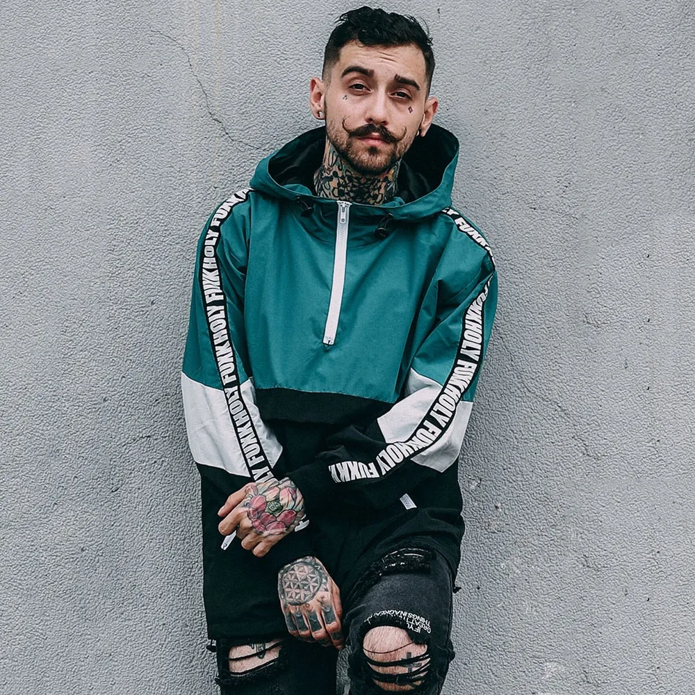 "FUXK HOLY" Veste Coupe Vent à capuche - URB1™