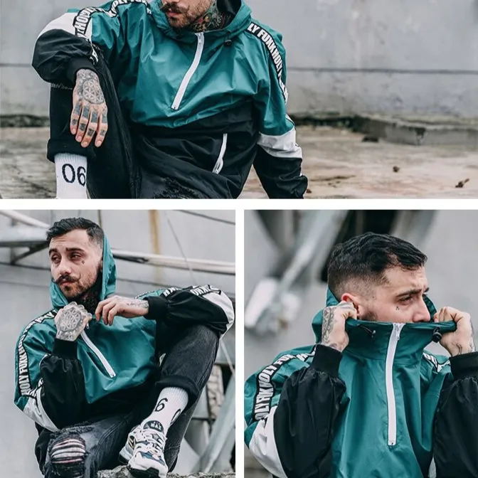 "FUXK HOLY" Veste Coupe Vent à capuche - URB1™