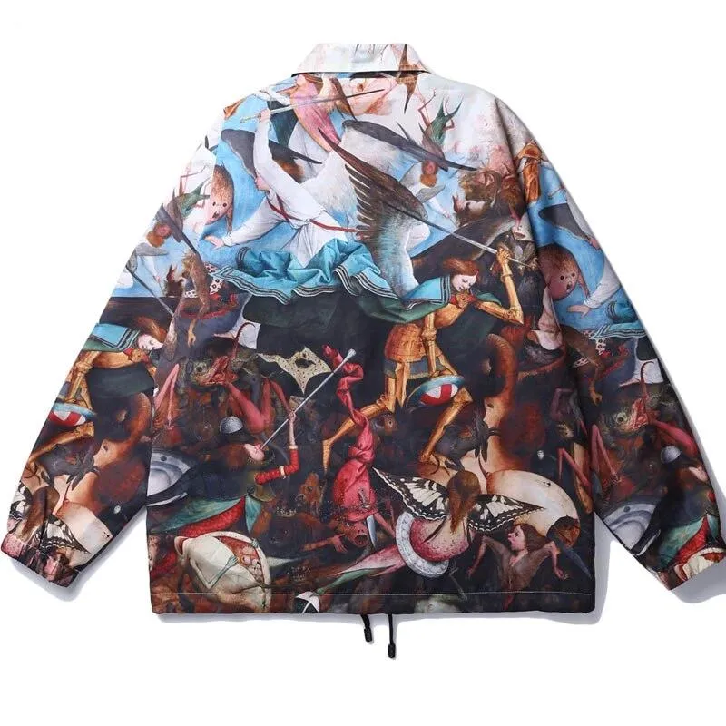 "REBEL" Veste coupe vent Streetwear - URB1™