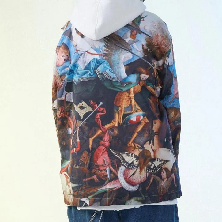 "REBEL" Veste coupe vent Streetwear - URB1™