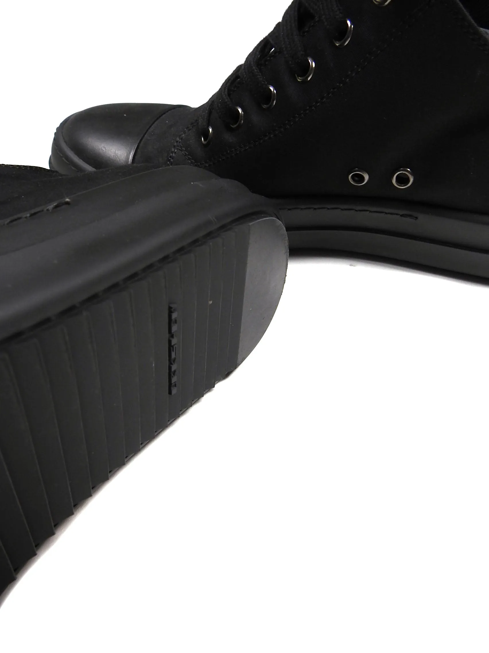 Rick Owens DRKSHDW Black Low Sneaker Size 41.5