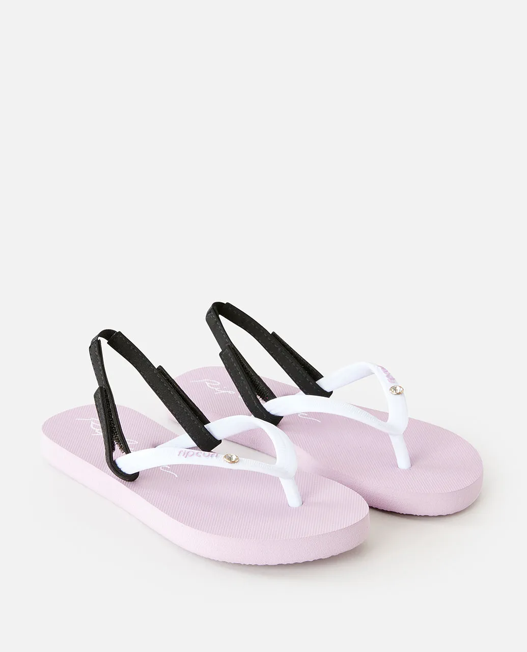 SCRIPT WAVE BLOOM OPEN TOE - GIRLS
