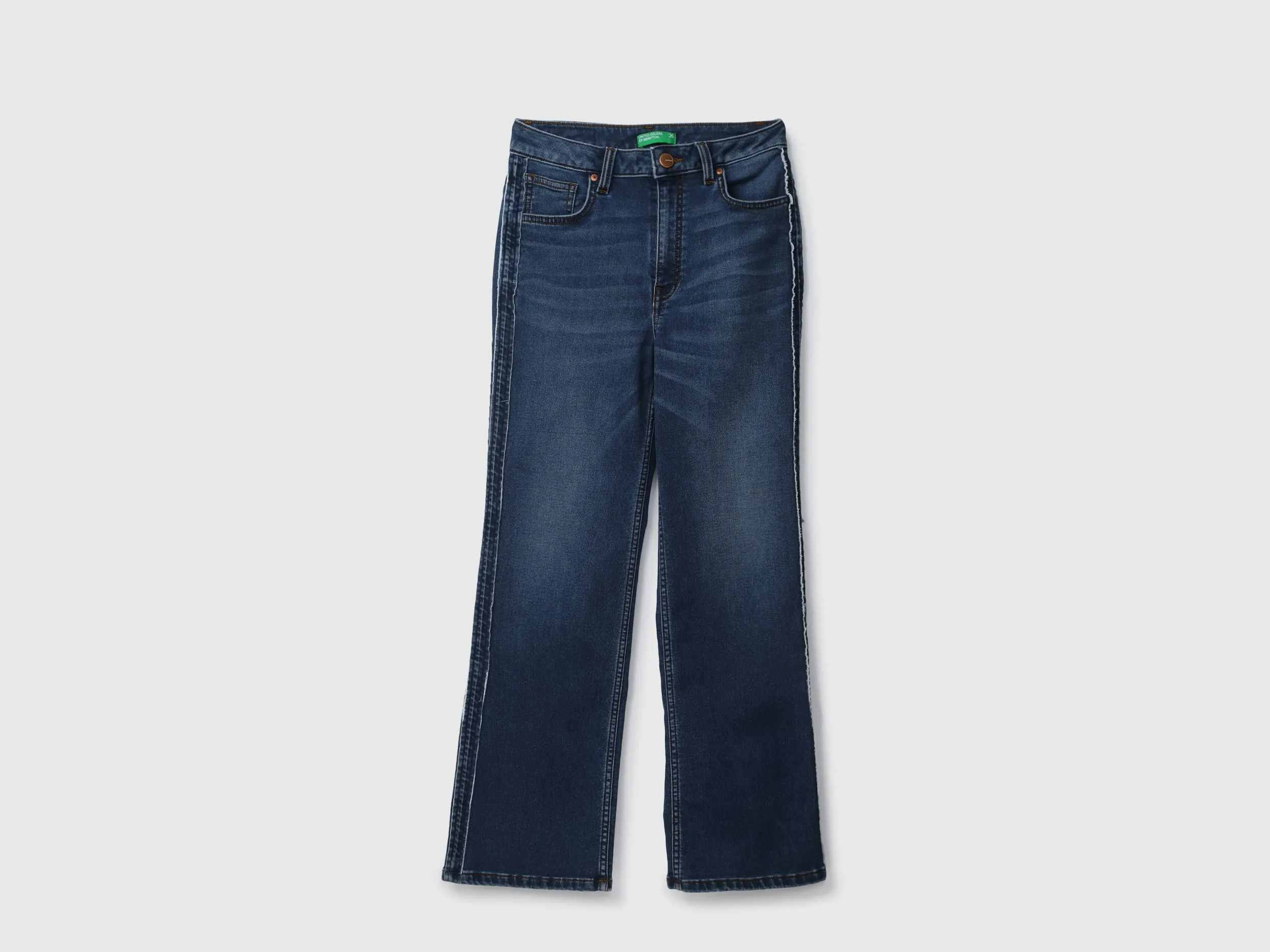 Solid Bootleg Jeans