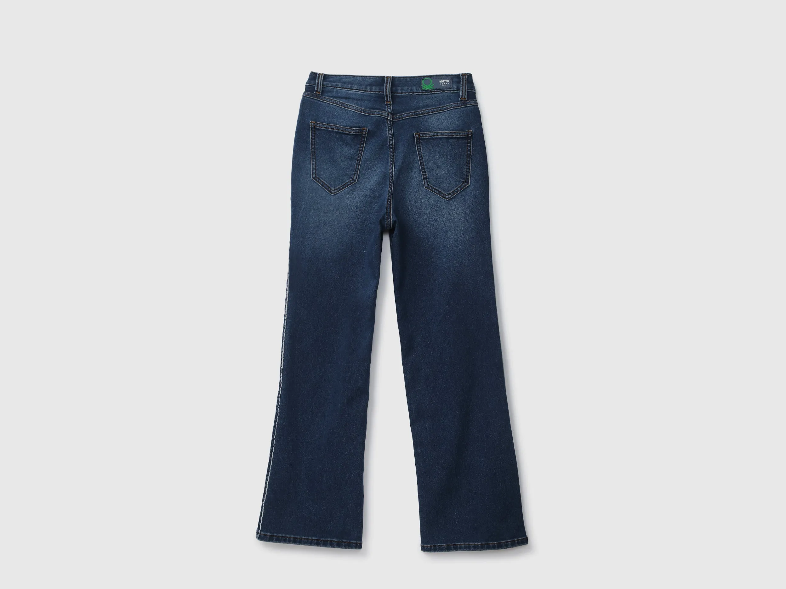 Solid Bootleg Jeans