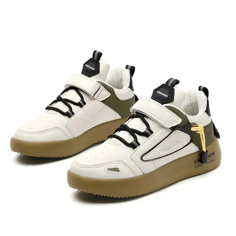 Sport Kids Sneakers Boys Casual Shoes For Children Sneakers Girls Shoes Leather Anti-slippery Fashion tenis infantil menino