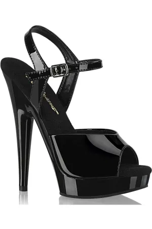 SS-SULTRY-609 Sandal | Black Patent