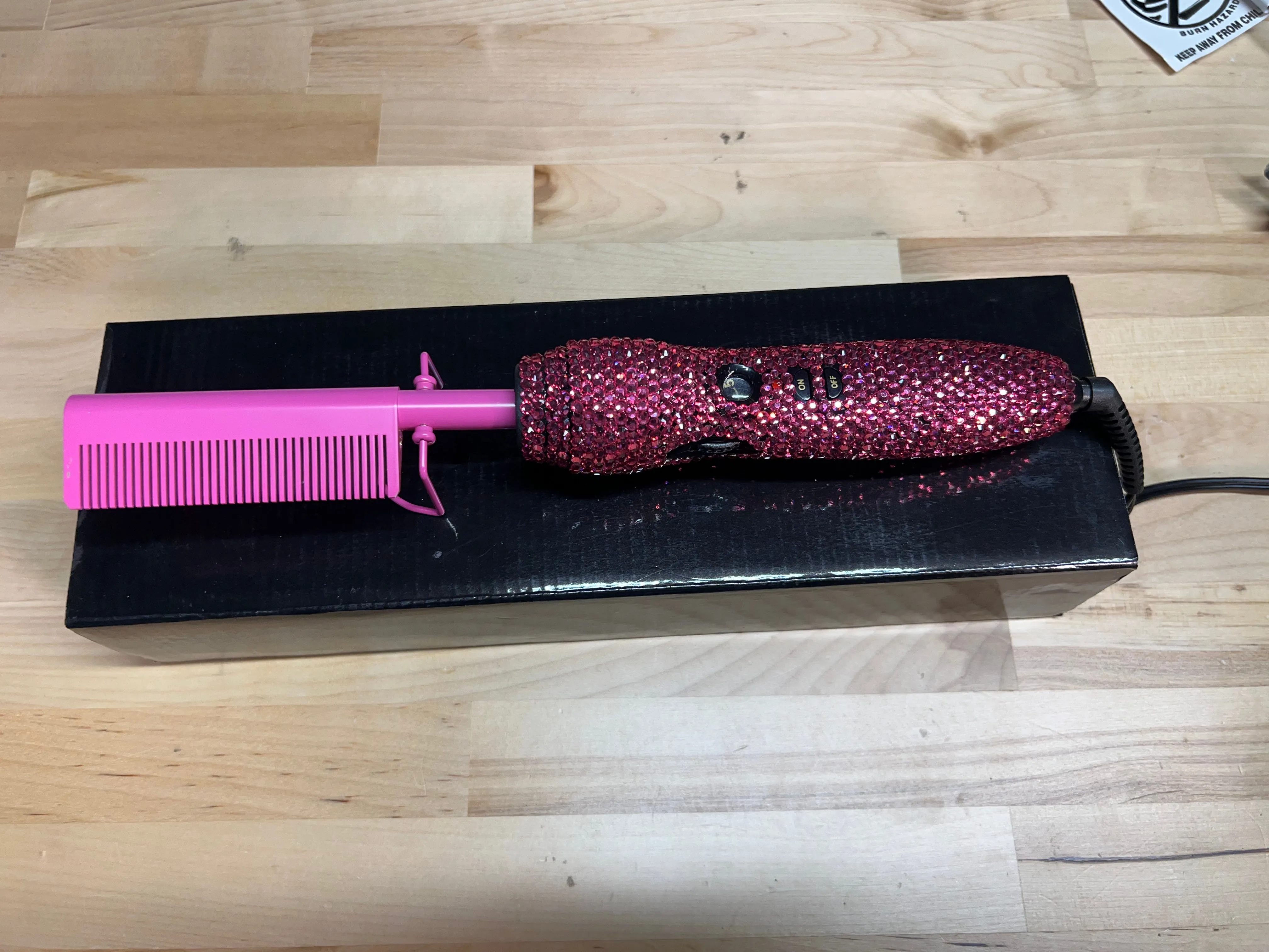 Stylepro Bling Flatiron, Hot Comb, & Dryer Trio