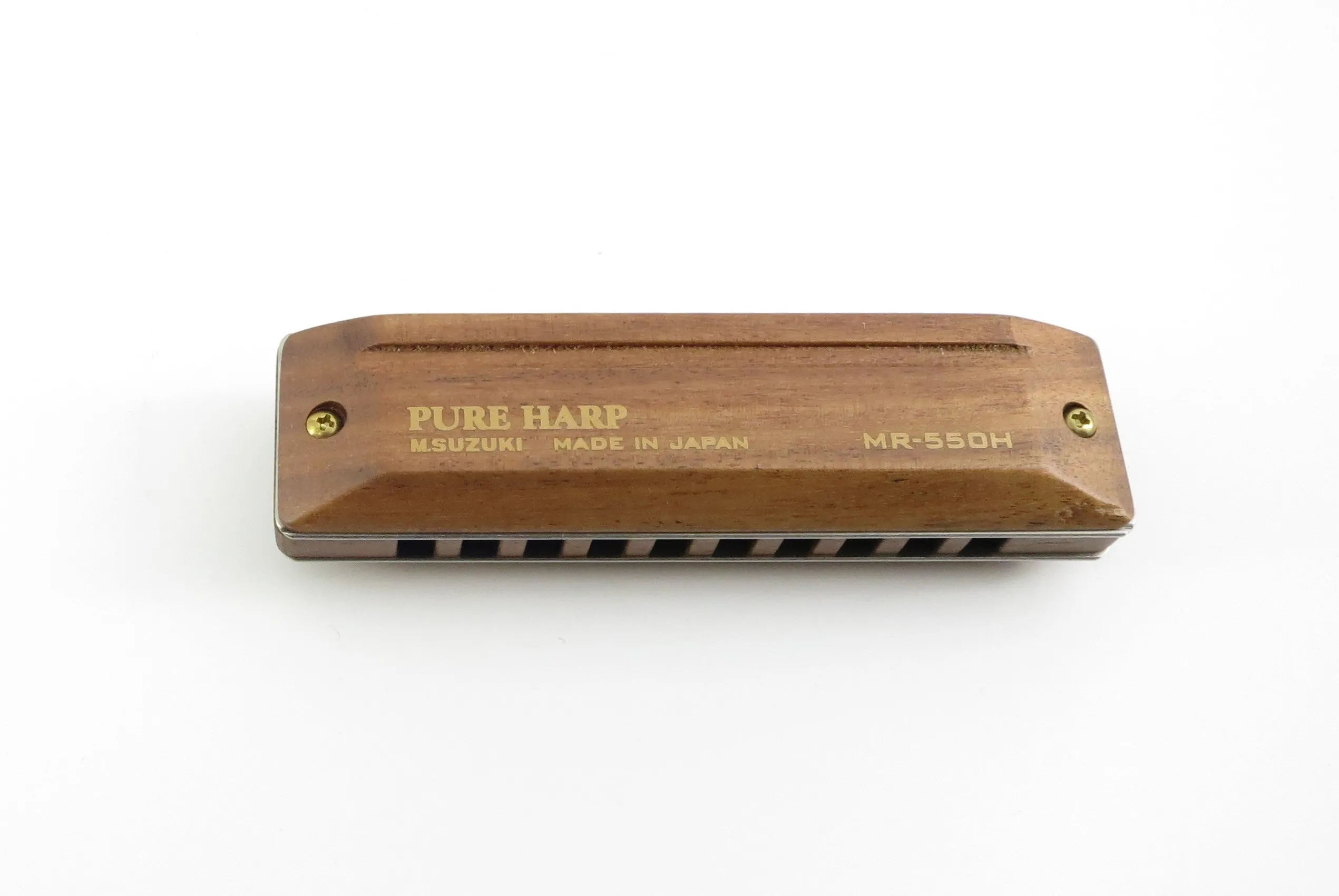 Suzuki MR550H 'Pure Harp Wooden' Diatonic Harmonica - Hawaiancore