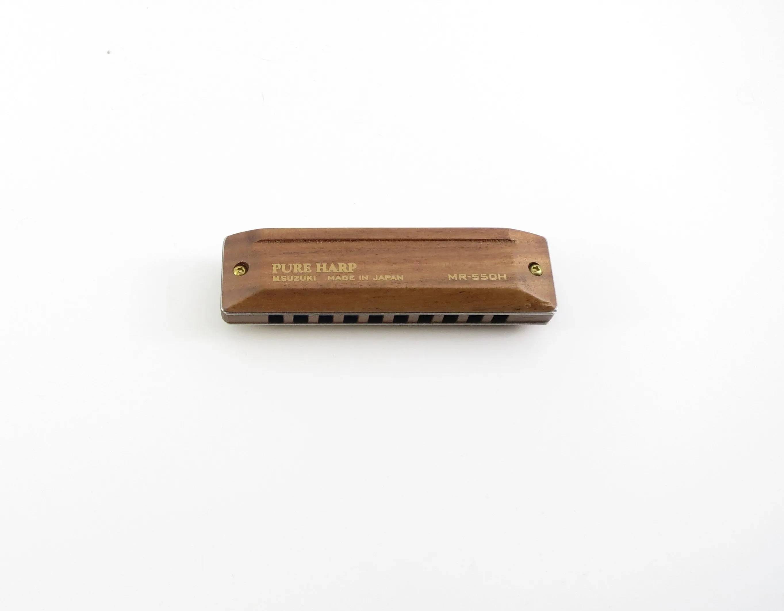 Suzuki MR550H 'Pure Harp Wooden' Diatonic Harmonica - Hawaiancore