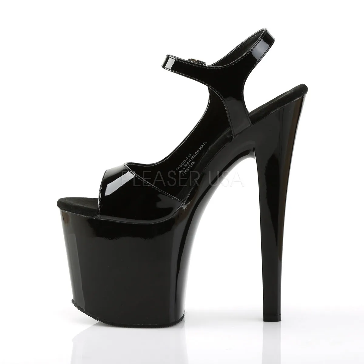 TABOO-714  Black Patent/Black