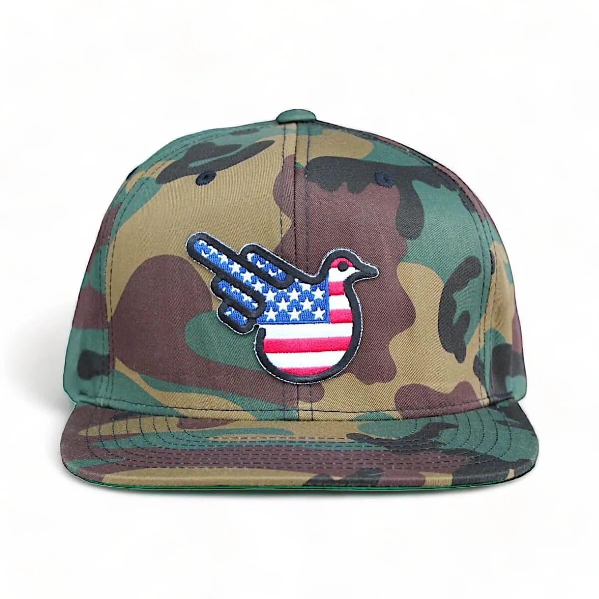 The American Snapback Flat Bill Hat