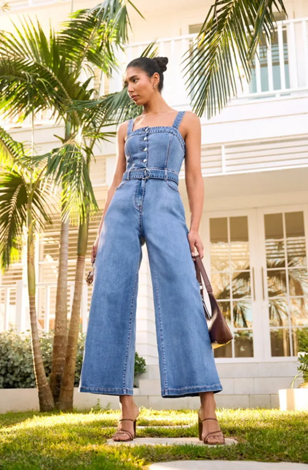 The Iconic Denim Jumpsuit
