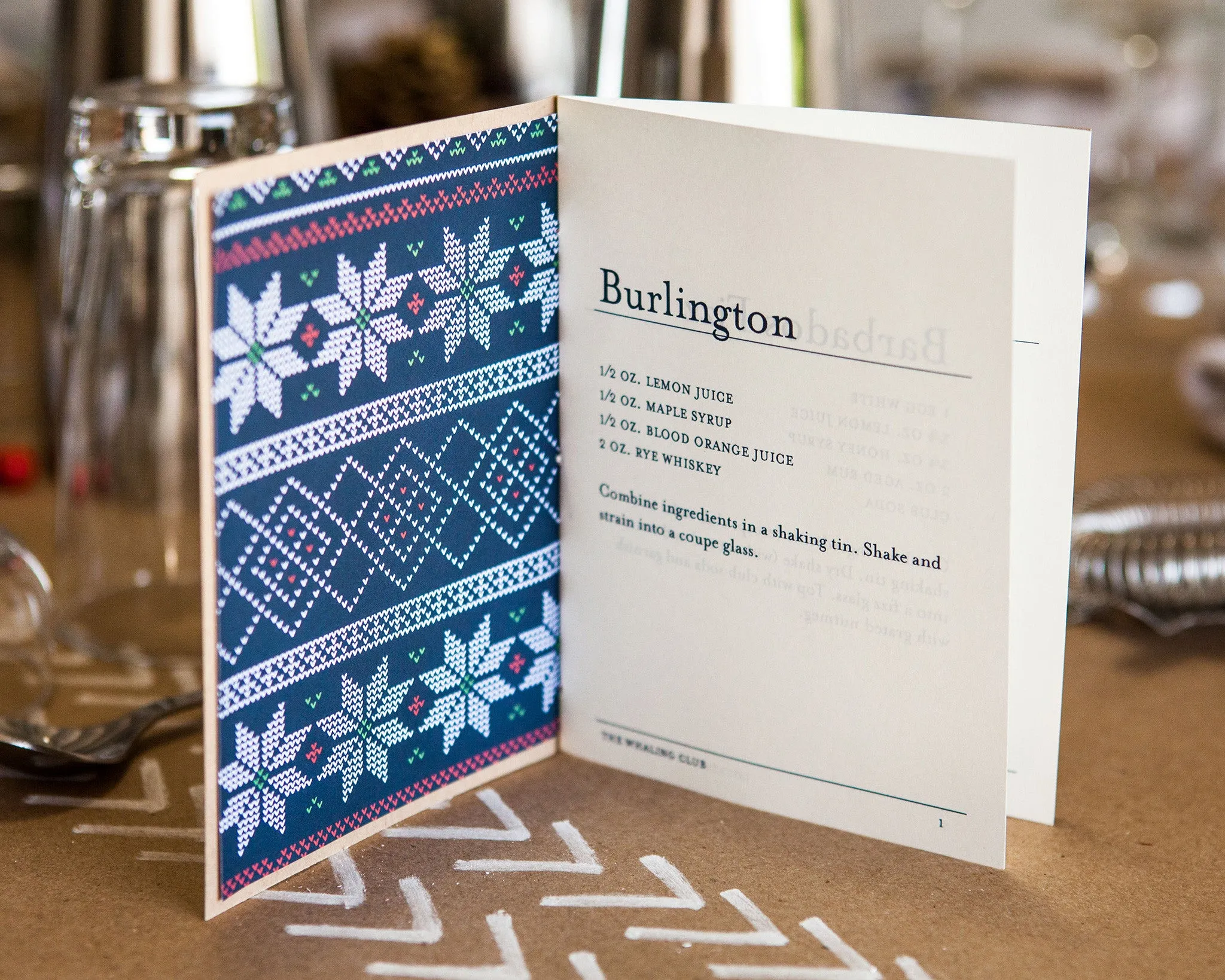 The Whaling Club <br/>Holiday Cocktail Workshop 2015