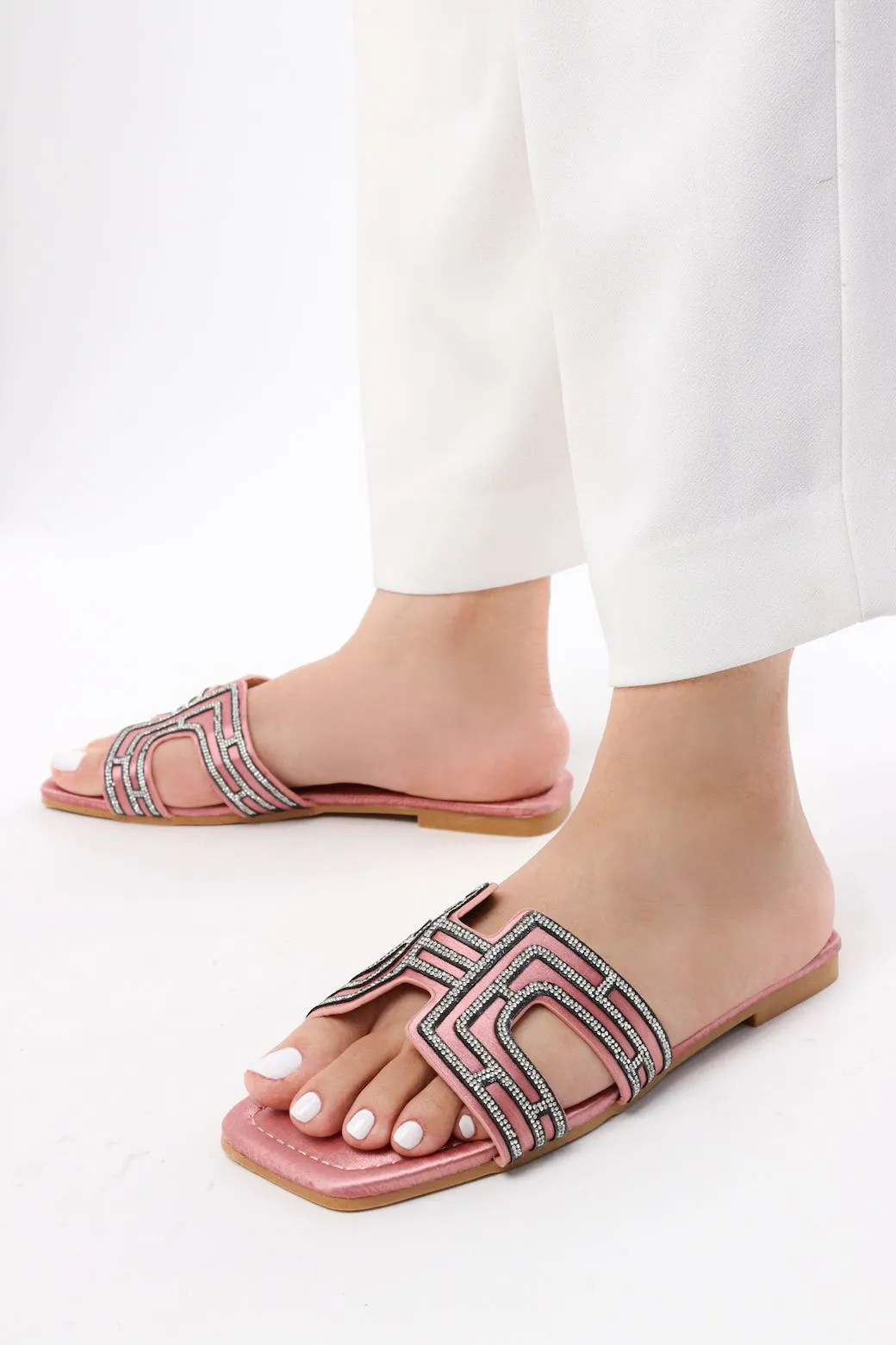 Viny - Women's Bling Flat Sandals