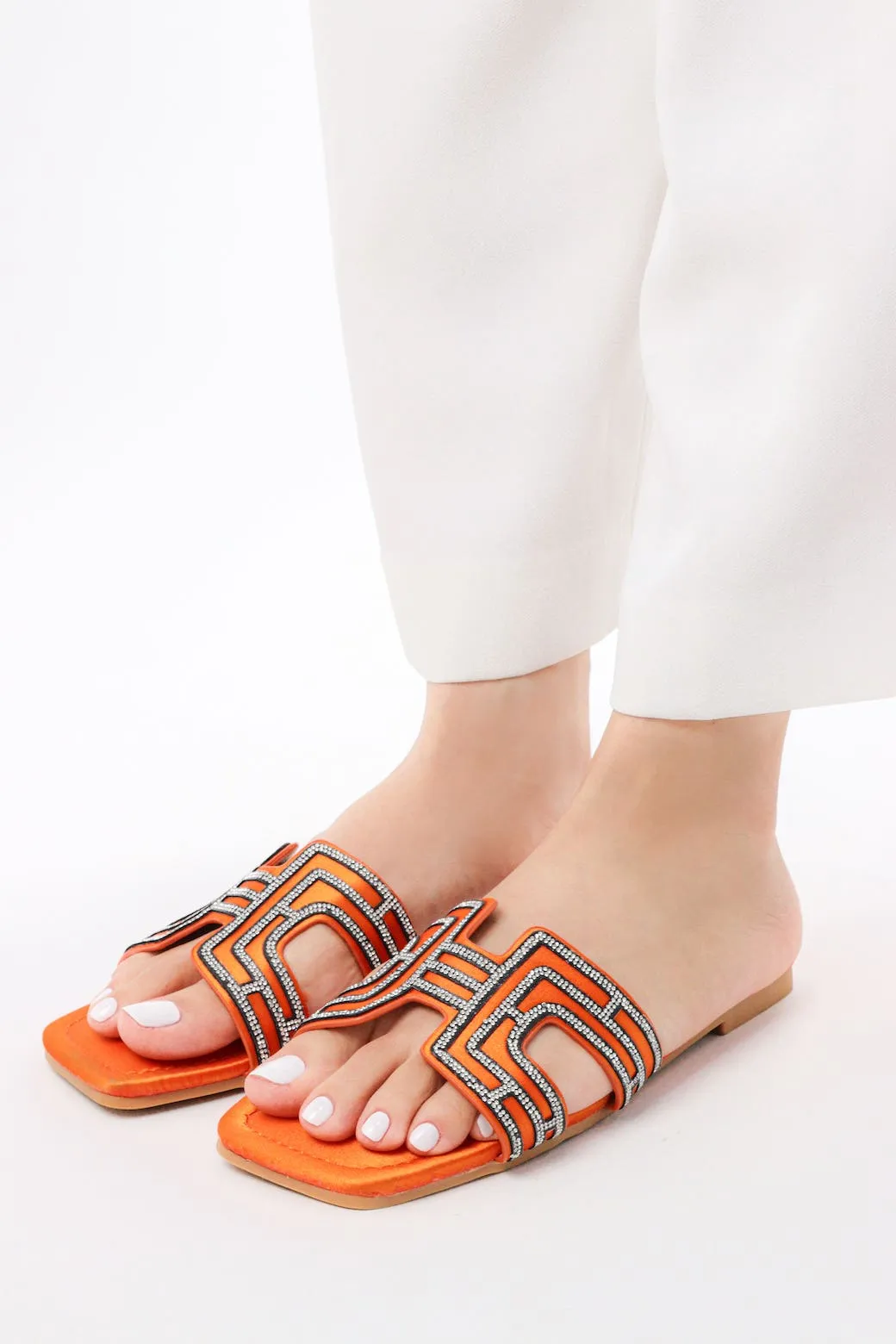 Viny - Women's Bling Flat Sandals