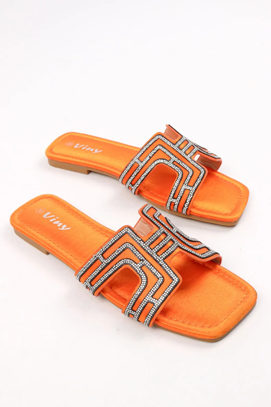 Viny - Women's Bling Flat Sandals